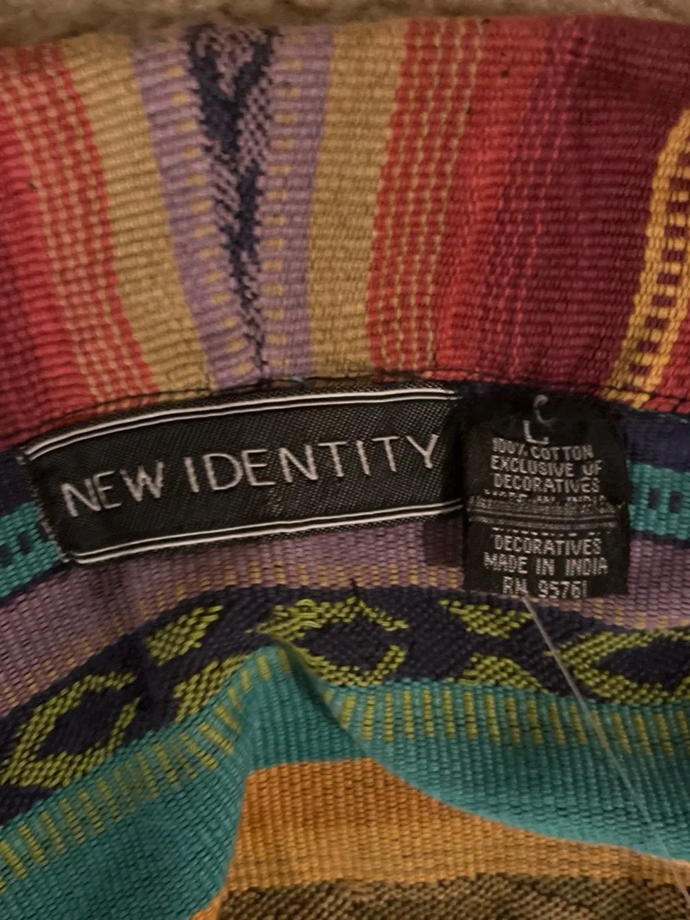 New Identity Multicolor Striped Cropped Blazer - Picture 3 of 3
